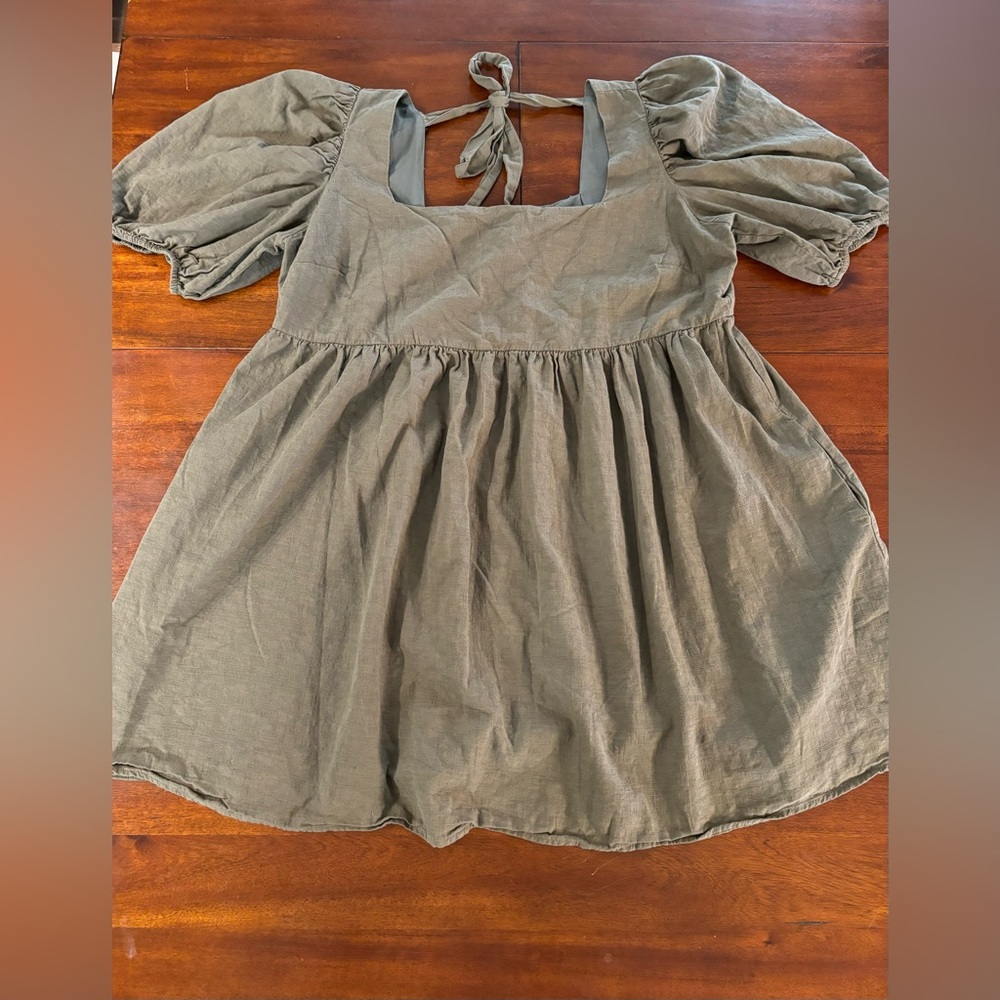 Arula dress size 2x olive green